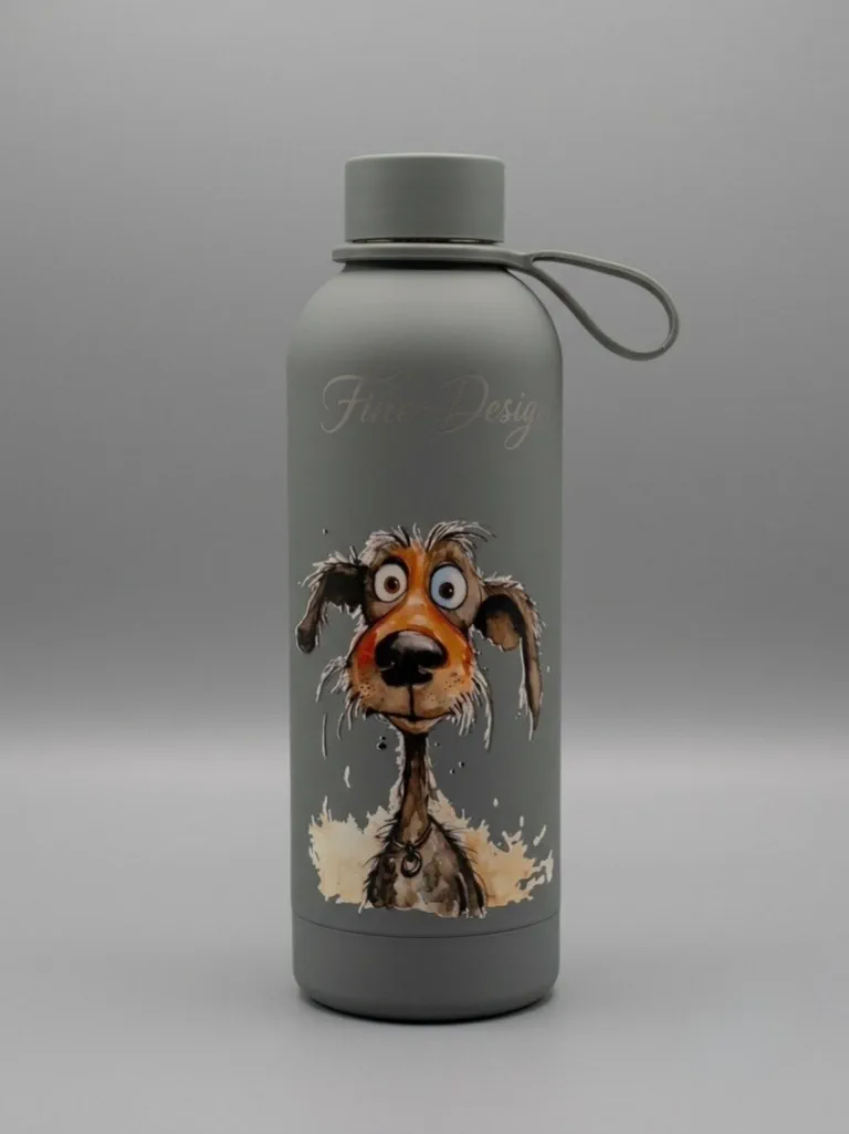 RVS Drinkfles — Gekke Hond