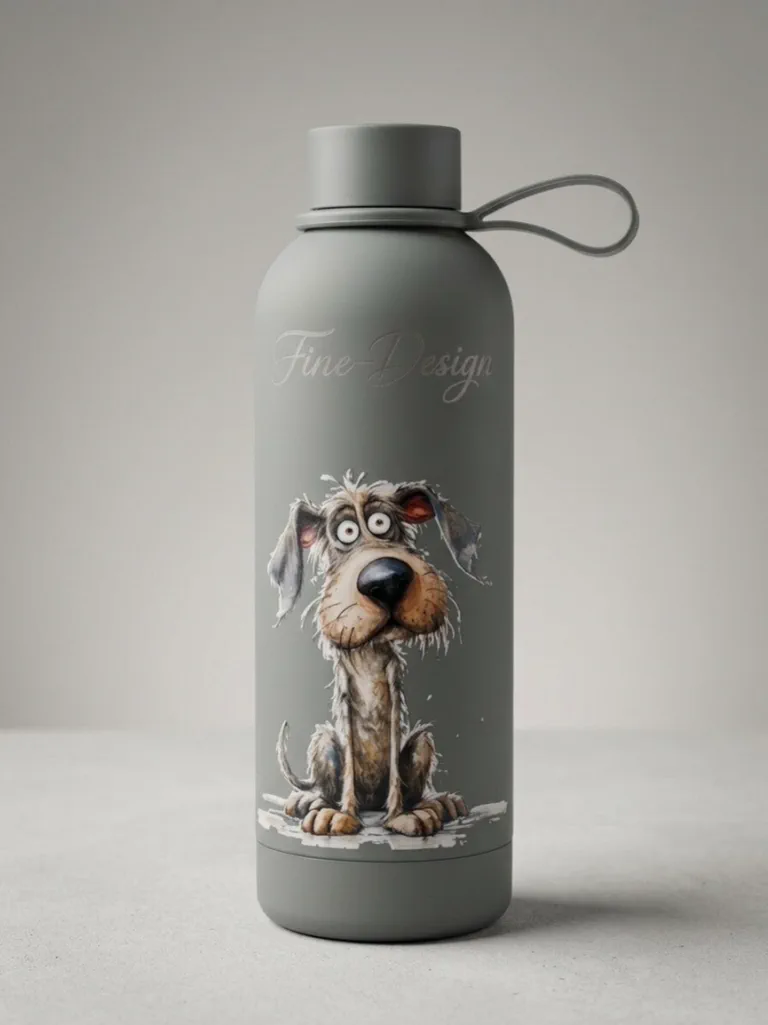 Cold Water Bottle 500ml — Teckel met Bril