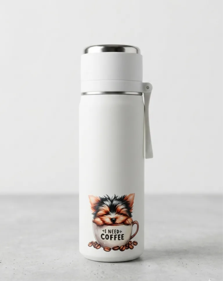 Dubbelwandige handbewerkte thermos Yorkshire, inhoud 500ml