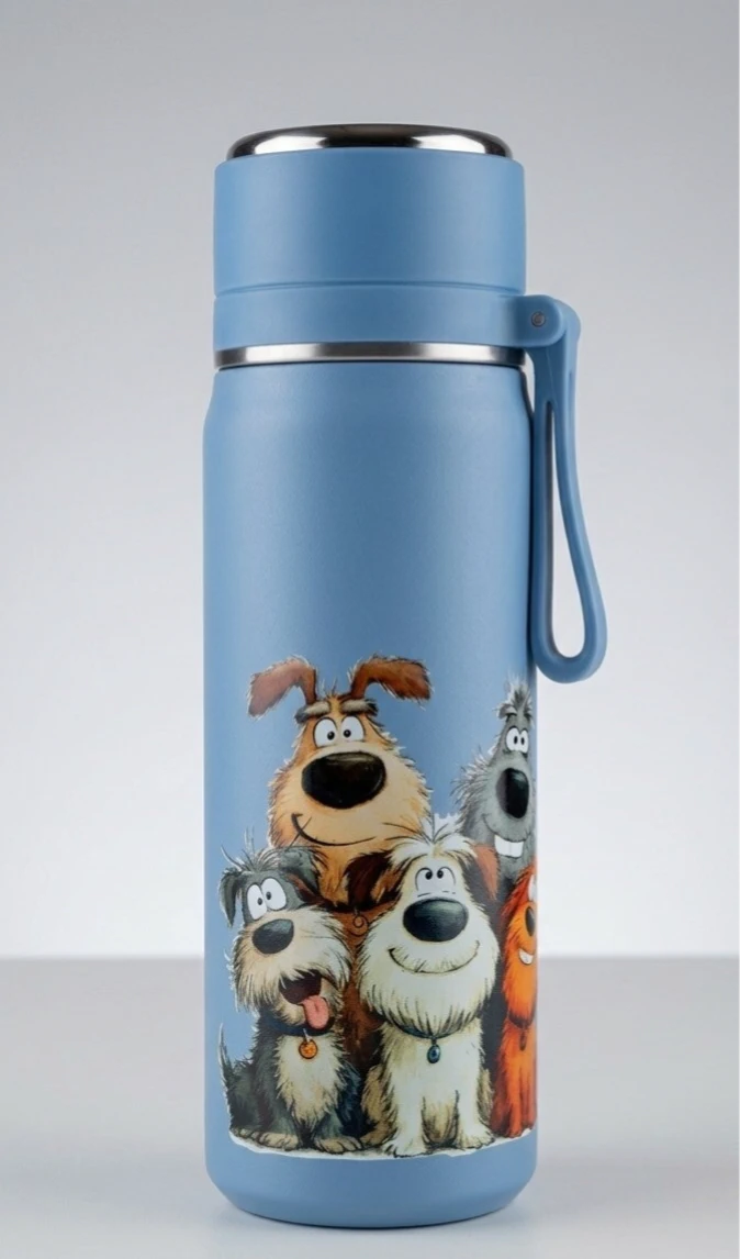 Thermos grappige hond 500ml