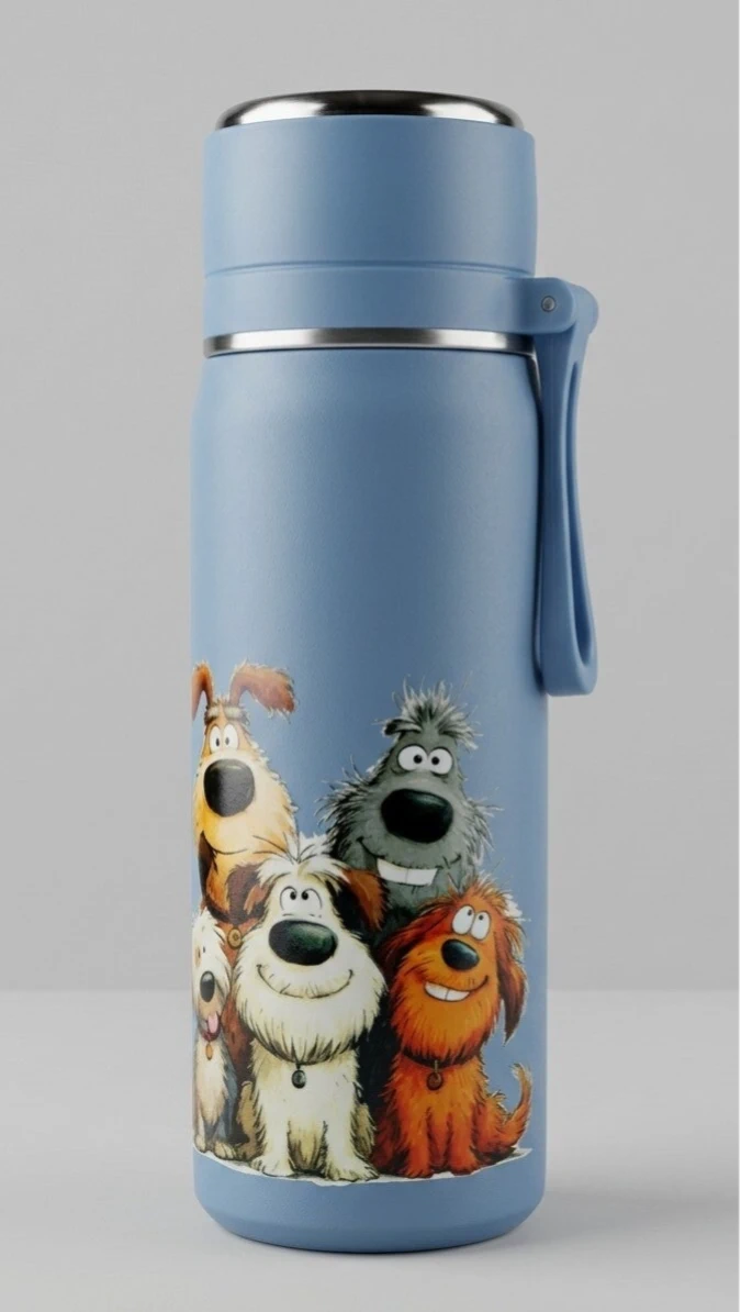 Thermos grappige hond 500ml