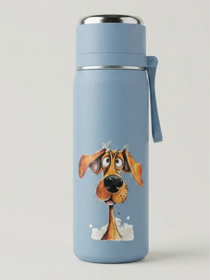 Thermos grappige hond 500ml