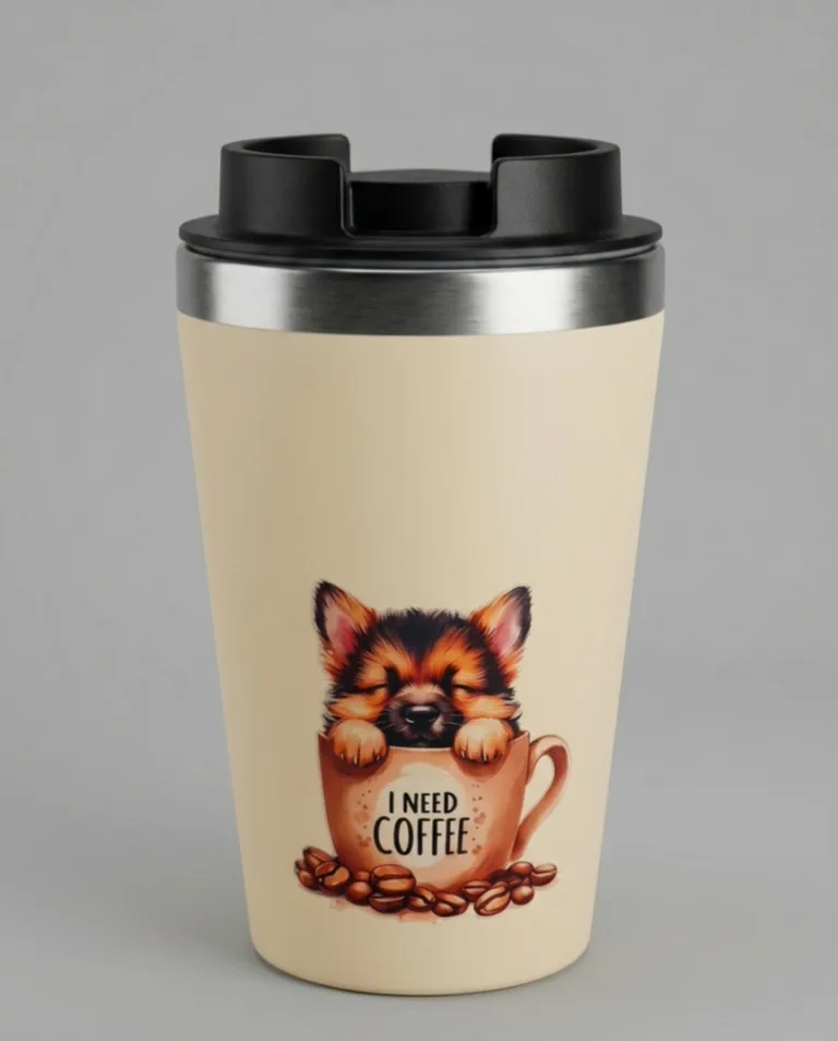 Koffie-to-go Beker — Duitse Herder